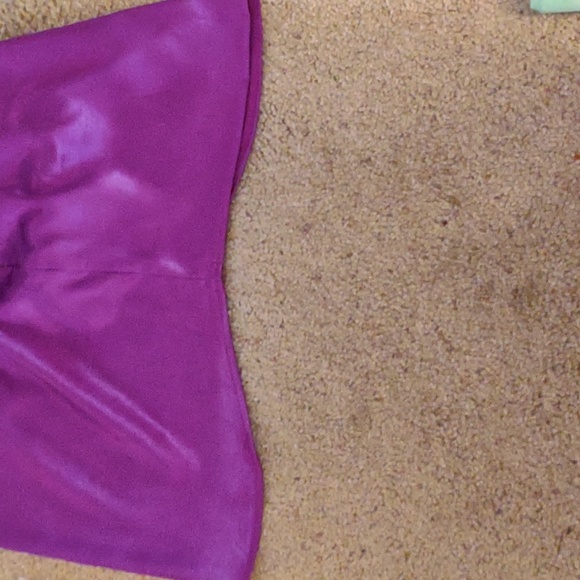 Woman's SXY Collection shiny purple beautiful well made SKIRT zip up front - Picture 5 of 5